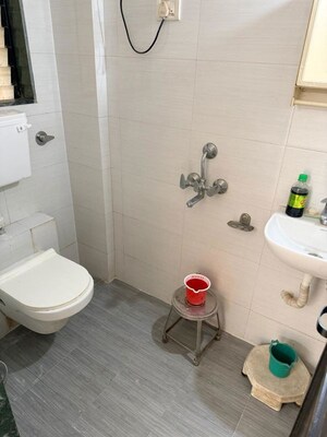 Bathroom in 1 BHK Apartment at RNA NG Suncity Phase II, Kandivali East – for Rent