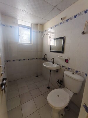 Bathroom in 3 BHK Apartment at LandCraft River Heights, Raj Nagar Extension – for Rent