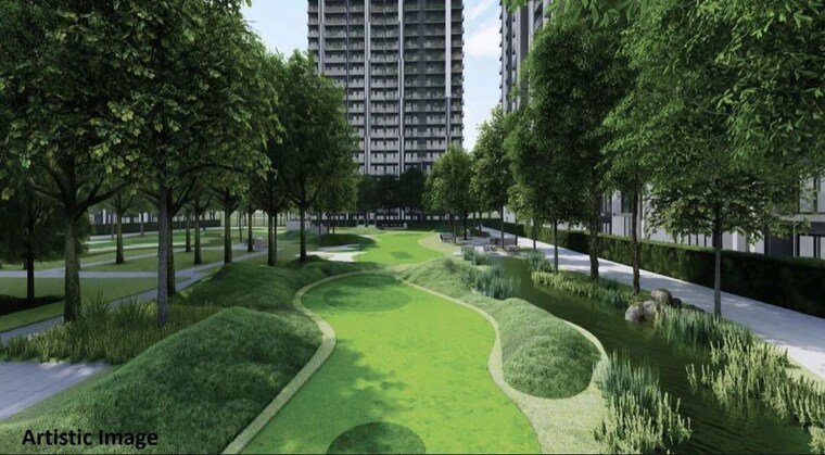 Garden, m3m-golf-hills 3.5 Bedroom 2365 Sq.Ft. Apartment In Sector 79 Gurgaon 10750020
