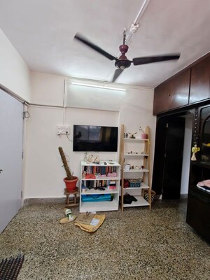 Living Room in 1 BHK Villa at Paschim Apartments, Dadar West – for Rent