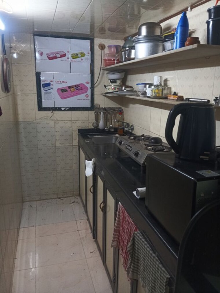 Kitchen, om-shree-sadguru-chs 1 RK 400 Sq.Ft. Apartment In Shree Nagar Thane 10750183