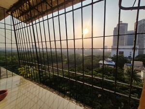 Balcony in 2 BHK Apartment at Aalind Link Palace CHS, Goregaon East – for Rent