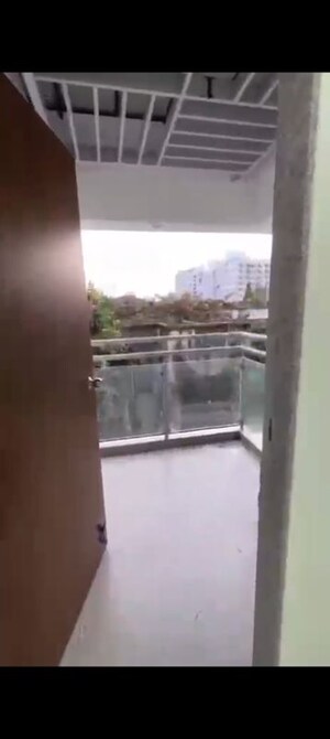 Balcony in 3 BHK Apartment at Kumar Hill View Residency, Kothrud – for Rent