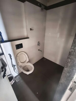 Bathroom in 2 BHK Apartment at Rustomjee Hazel, Majiwada – for Rent