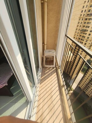 Balcony in 2 BHK Apartment at Rustomjee Hazel, Majiwada – for Rent