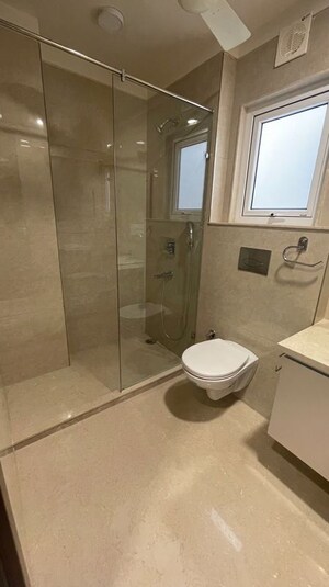 Bathroom in 3 BHK Builder Floor at Chittaranjan Park – for Rent