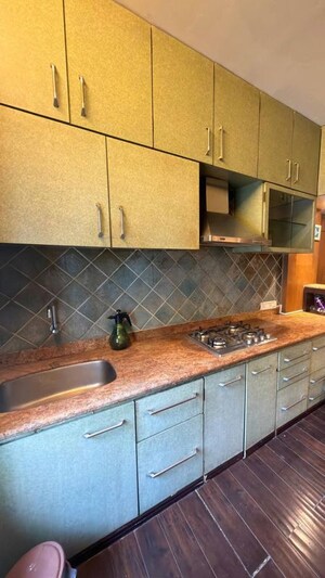 Kitchen in 3 BHK Apartment at Elegant Apartment Khar, Khar West – for Rent
