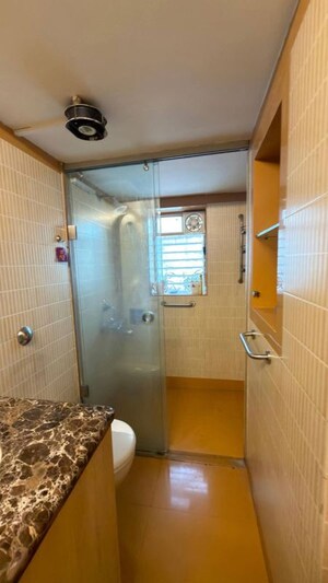 Bathroom in 3 BHK Apartment at Elegant Apartment Khar, Khar West – for Rent