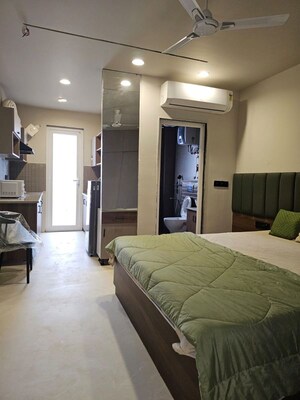 Bedroom in 1 BHK Builder Floor at Sector 38 – for Rent