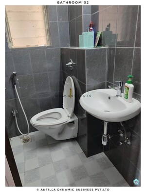 Bathroom in  Pg at Majiwada – for Rent