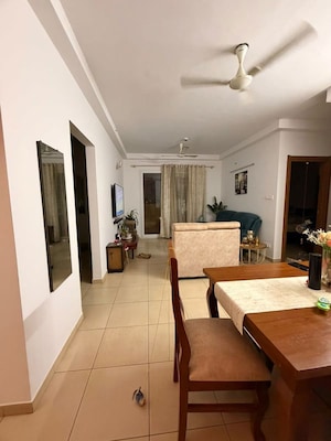 Kitchen in 2.5 BHK Apartment at Bhartiya Nikoo Homes, Thanisandra Main Road – for Rent