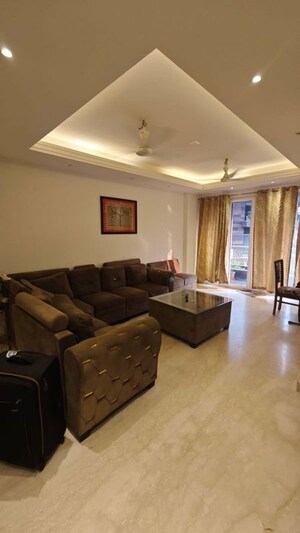 Living Room in 3 BHK Builder Floor at Nehru Enclave – for Rent
