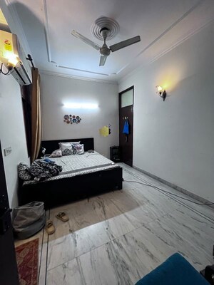 Bedroom in 3 BHK Builder Floor at Sushant Lok I – for Rent