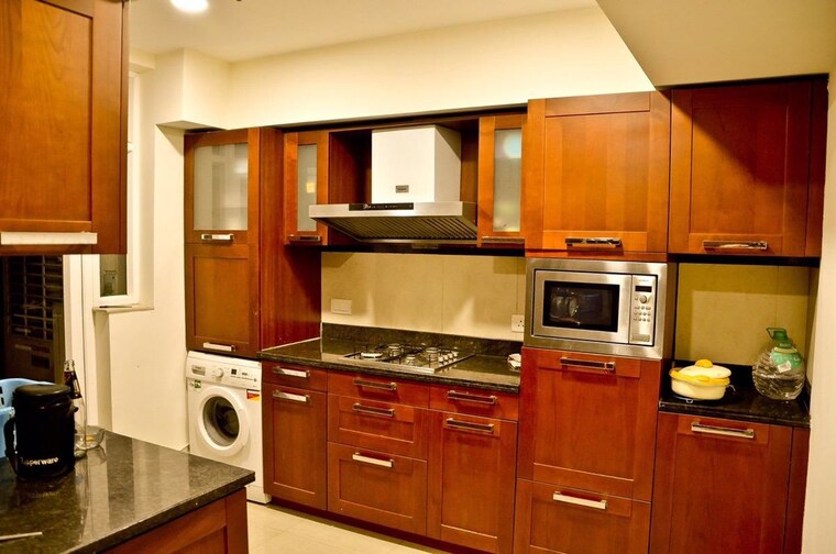 Kitchen, central-park-resorts 3 Bedroom 2464 Sq.Ft. Apartment In Sector 48 Gurgaon 10750397