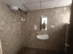 Bathroom in 3 BHK Apartment at Praneeth Pranav Jaitra, Miyapur – for Rent