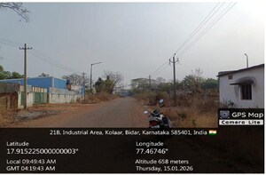 Industrial Plot – Exterior View View at Kandgul - for Sale