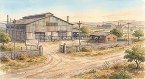  Industrial Plot – Exterior View View at Mohol - for Sale