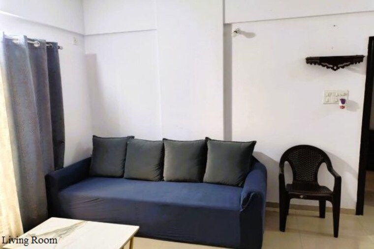 Living Room, dheeraj-jade-residences 1.5 Bedroom 860 Sq.Ft. Apartment In Wagholi Pune 10750648