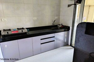 Kitchen in 1.5 BHK Apartment at Dheeraj Jade Residences, Wagholi – for Rent