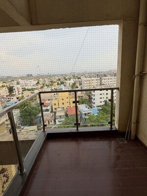 Balcony in 1.5 BHK Apartment at Choice Goodwill Valencia, Dhanori – for Sale