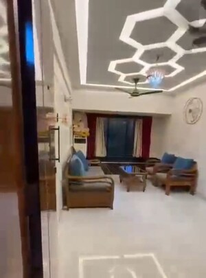 Living Room in 2 BHK Apartment at Cosmos Paradise Complex, Thane West – for Sale