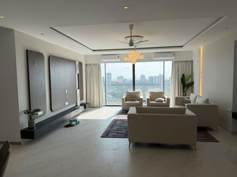 Living Room, dlh-signature 3.5 Bedroom 2400 Sq.Ft. Apartment In Bandra West Mumbai 10750743