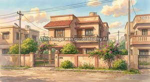  Independent House – Exterior View View at Rajrai - for Sale