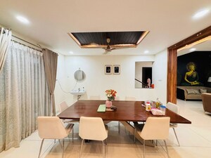 Living Room in 4 BHK Villa at Rajapushpa Green Dale, Tellapur – for Rent
