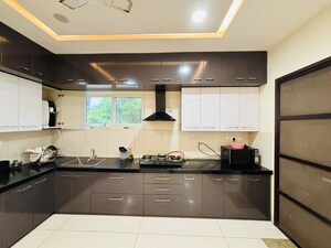 Kitchen in 4 BHK Villa at Rajapushpa Green Dale, Tellapur – for Rent