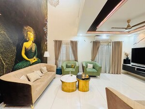 Living Room in 4 BHK Villa at Rajapushpa Green Dale, Tellapur – for Rent