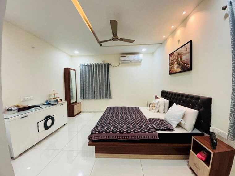 Bedroom, rajapushpa-green-dale 4 Bedroom 4020 Sq.Ft. Villa In Tellapur Hyderabad 10750741