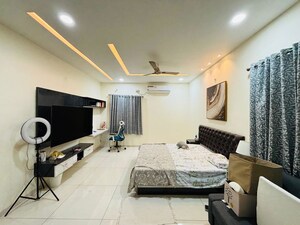 Living Room in 4 BHK Villa at Rajapushpa Green Dale, Tellapur – for Rent