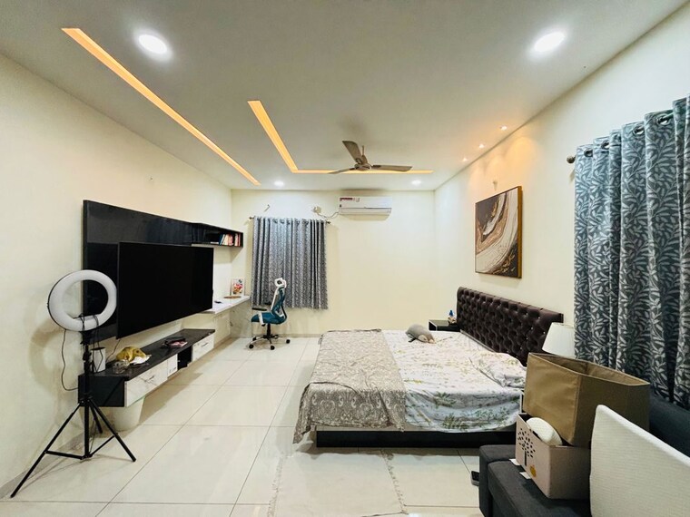 Living Room, rajapushpa-green-dale 4 Bedroom 4020 Sq.Ft. Villa In Tellapur Hyderabad 10750741