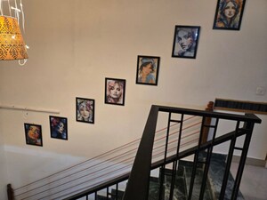 Staircase in 3 BHK Apartment at Jaypee Greens Klassic Heights, Sector 134 – for Rent