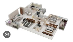 Floor Plan in 2 BHK Apartment at HM Scottsville, Kasavanahalli – for Sale