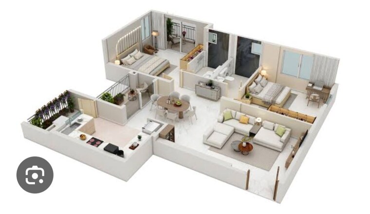 Floor Plan, hm-scottsville 2 Bedroom 1523 Sq.Ft. Apartment In Kasavanahalli Bangalore 10750867