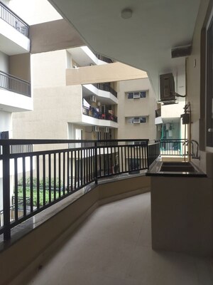 Balcony in 3 BHK Apartment at Maya Green Lotus Utsav, International Airport Road – for Rent