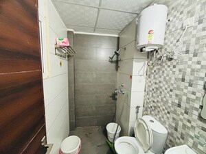 Bathroom in 2 BHK Apartment at Highland Park Chandigarh, Bhabat – for Rent