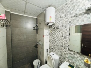 Bathroom in 2 BHK Apartment at Highland Park Chandigarh, Bhabat – for Rent