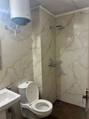 Bathroom in 2 BHK Apartment at Highland Park Chandigarh, Bhabat – for Rent
