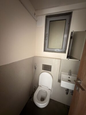 Bathroom in 1 BHK Apartment at Piramal Vaikunth, Balkum Pada – for Rent