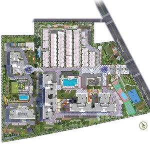Master Plan in 2 BHK Apartment at Sattva Songbird, Budigere Cross – for Sale