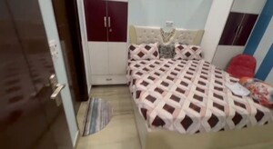 Bedroom in 3 BHK Builder Floor at Rohini Sector 24 – for Rent