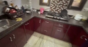 Kitchen in 3 BHK Builder Floor at Rohini Sector 24 – for Rent