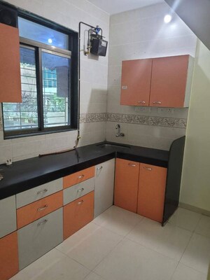 Kitchen in 1 BHK Apartment at Haware Panchavati, Ghansoli – for Rent