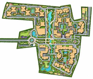 Master Plan in 2 BHK Apartment at Sattva City, International Airport Road – for Sale