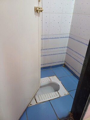 Bathroom in 1 RK Apartment at Haware Panchavati, Ghansoli – for Rent