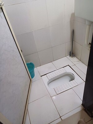 Bathroom in 1 RK Apartment at Haware Panchavati, Ghansoli – for Rent