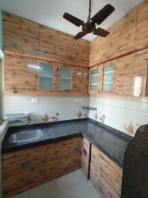 Kitchen in 1 BHK Apartment at Ghansoli Sector 4 – for Rent