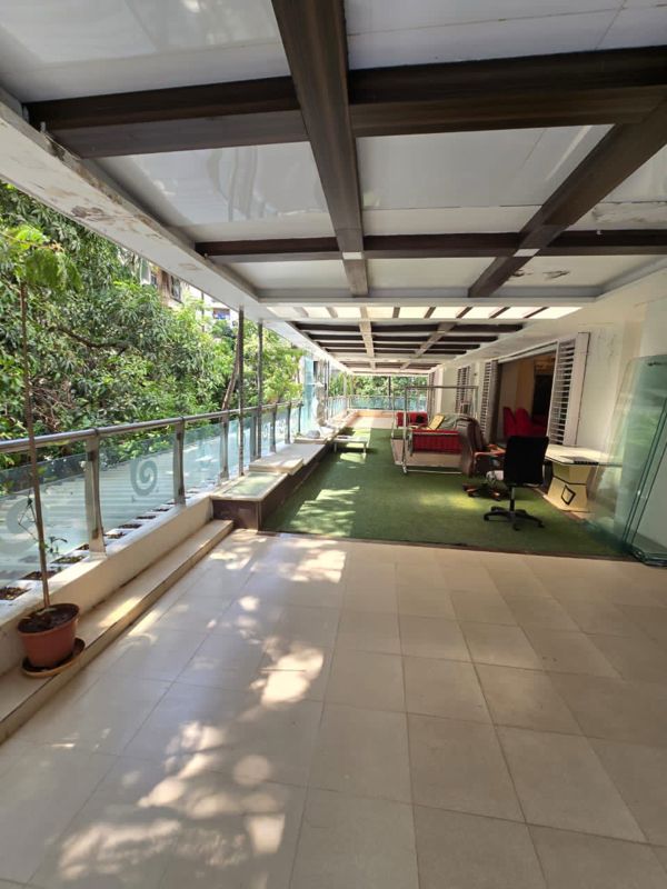 Balcony in 3 BHK Apartment at Belmount Apartment, Andheri West – for Rent